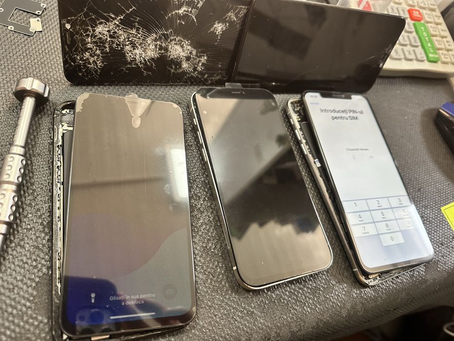 Piese pentru iphone Display baterie difuzor casca face id carcasa