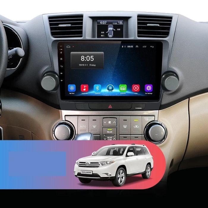 Navigatie Toyota Highlander ( 2009 - 2014 ) Noua Garantie Camera Cadou