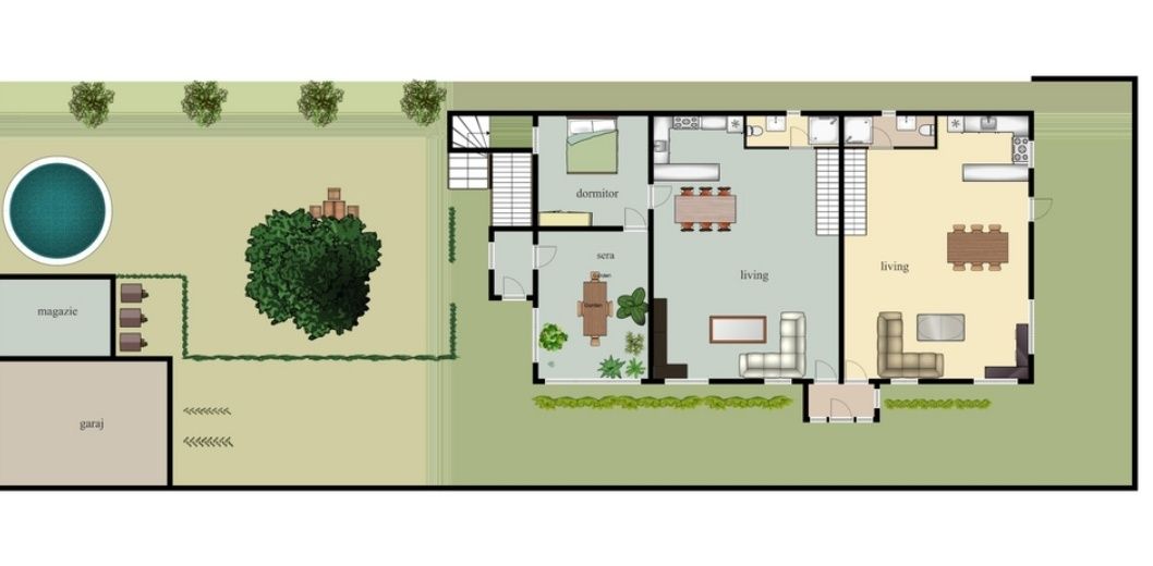 Duplex pretabila gradinita/azil/bloc