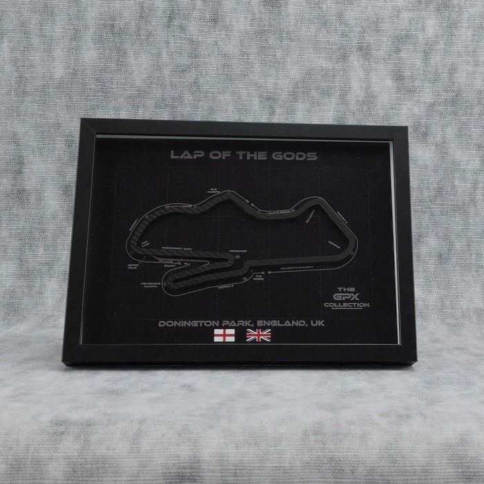 Donington Park – Hartă 3D circuit Formula 1 Europe GP • GPX Collection