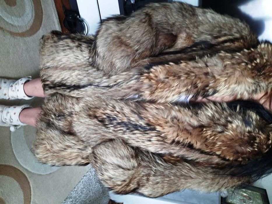 Haina blana naturala Lup par lung