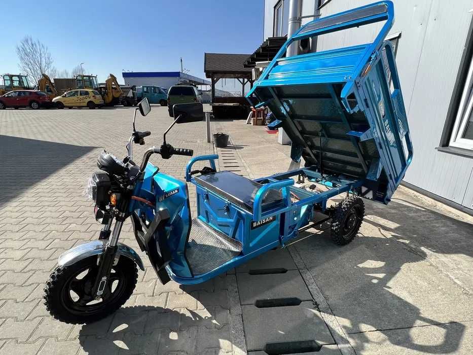 Triciclu NOU electric Thor Baisan motor de 1800W Agramix