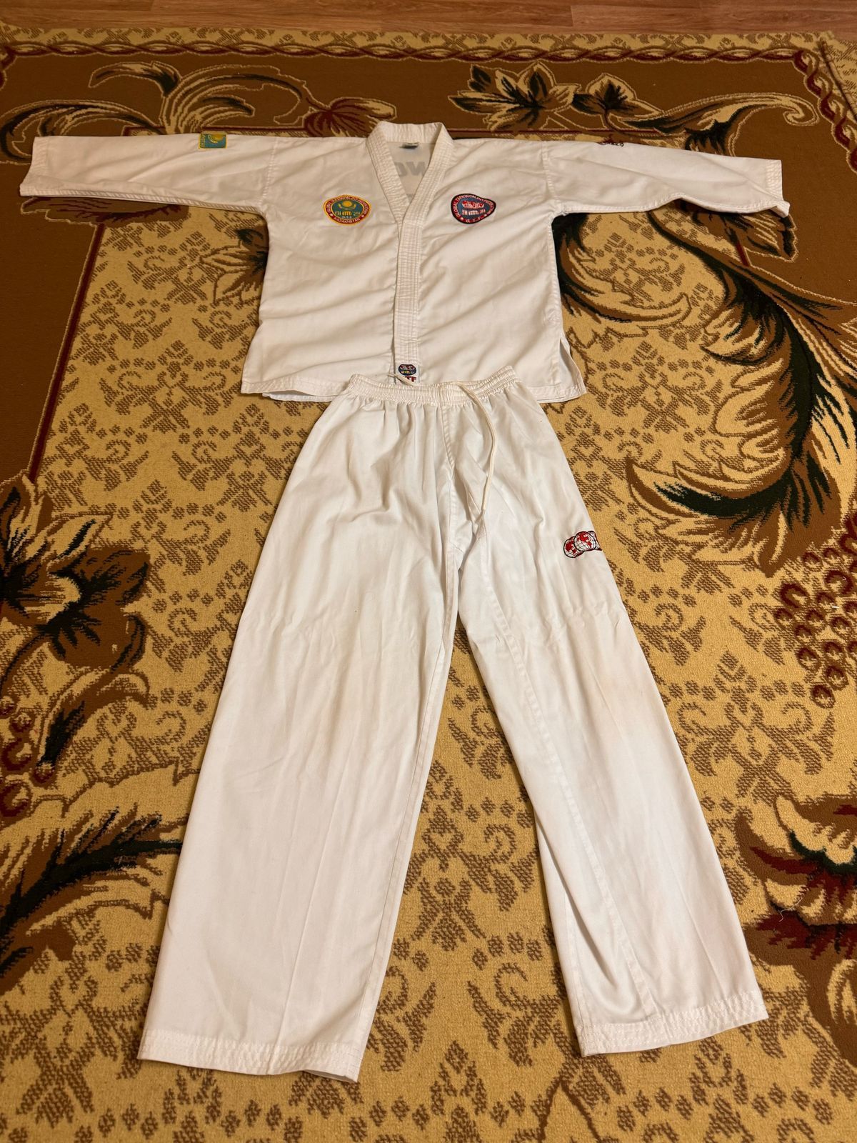 Кимоно для тхэквондо GTF (Global Taekwan-do  Federation) рост-(160см)