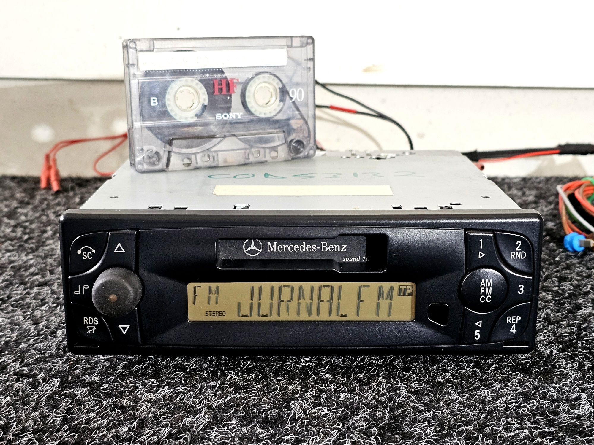 Radio casetofon MERCEDES BENZ sound 10, be-6044, retro mobil