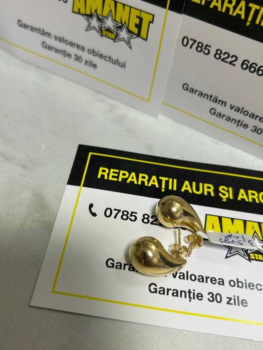 cercei aur 3.57gr 14k (m2) staramanet