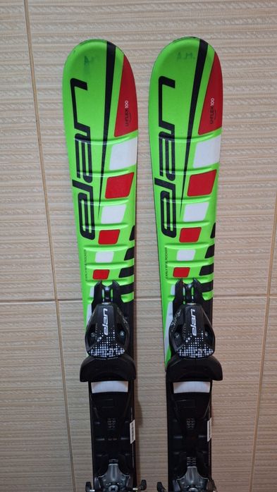 Set schiuri copii 100cm- clapari ski, casca,bete