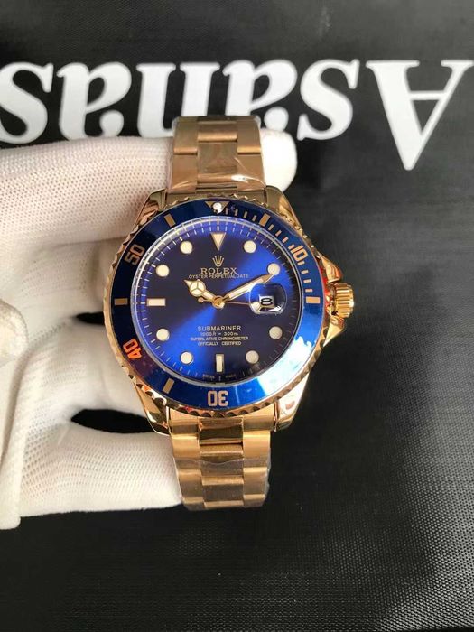 Ceas R.O.L.E.X SUBMARINER AUTOMATIC Gold&Blue-Calitatea 1 Redus 2025