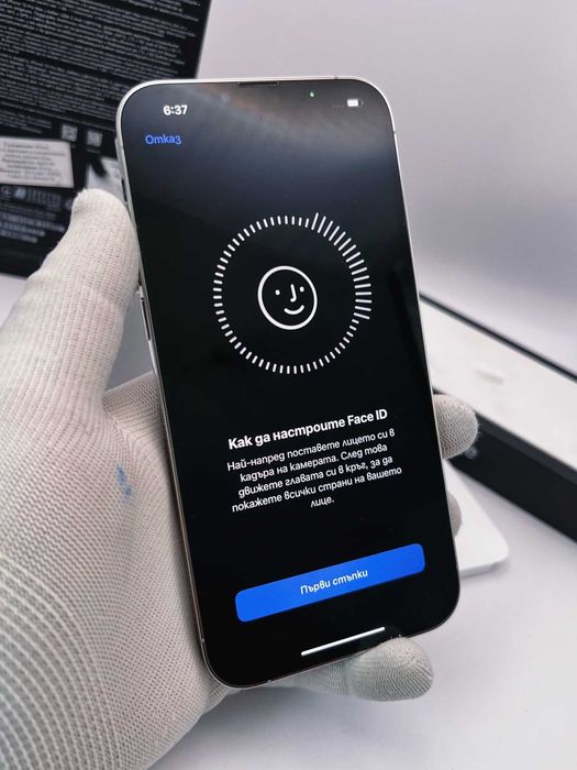 iPhone 13 PRO MAX, 256GB, Silver, 100% батерия, КАТО НОВ, ГАРАНЦИЯ!