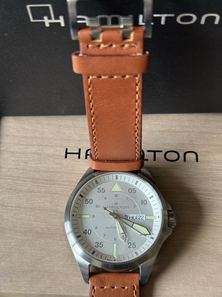 Hamilton Khaki Aviation Pilot Day Date Auto