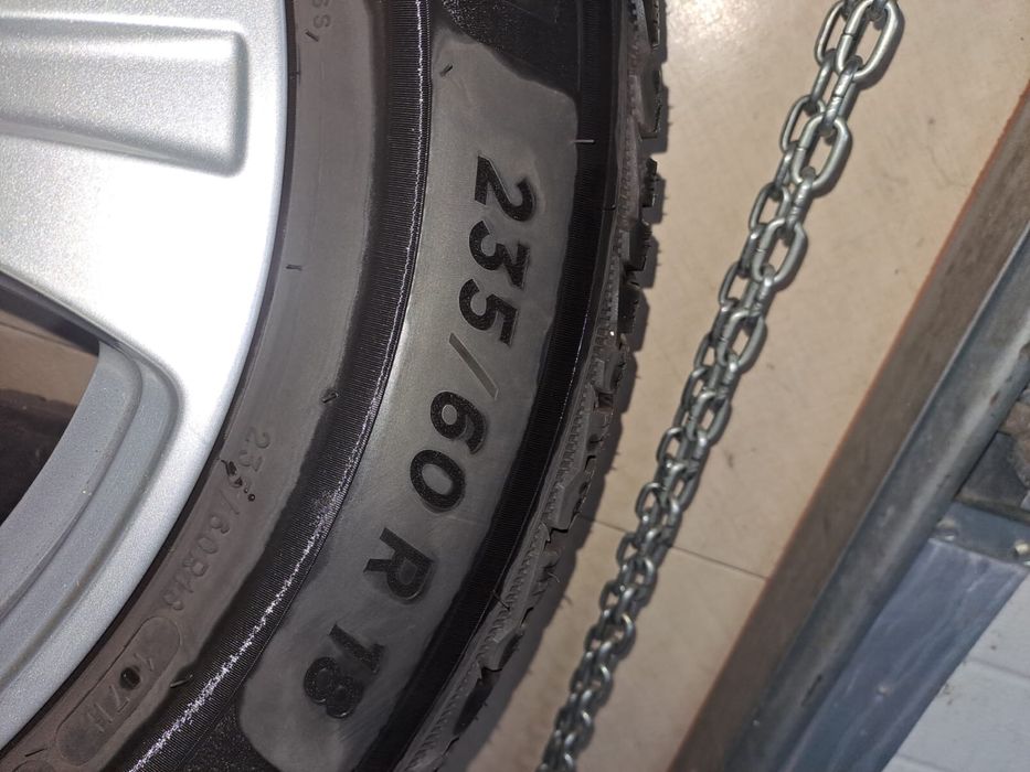 Roți iarnă mercedes glc R18, anvelope Michelin