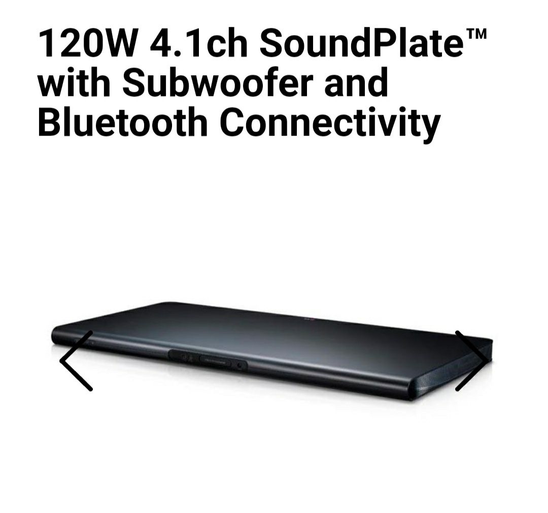 120W 4.1ch SoundPlate™ with Subwoofer and Bluetooth Connectivity