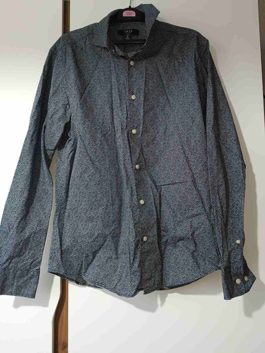 Тъмносива мъжка риза