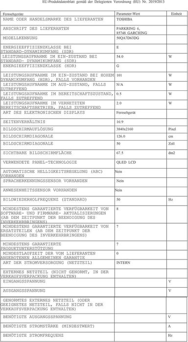 Toshiba 50" QLED 4K Android TV с Dolby Vision и Onkyo звук