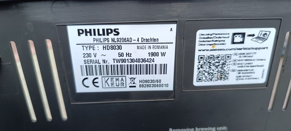 Кафемашина Philips Senseo Sarista HD8030