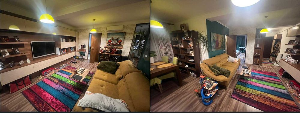 apartament cu 3 camere, mobilat utilat complet