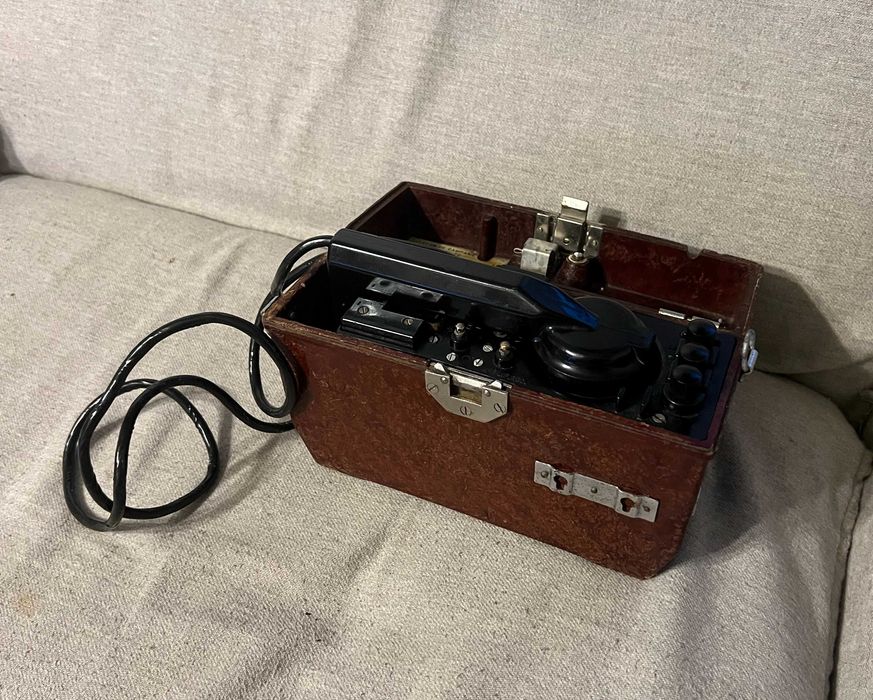 Telefon militar de campanie TC 72 model romanesc complet colectie