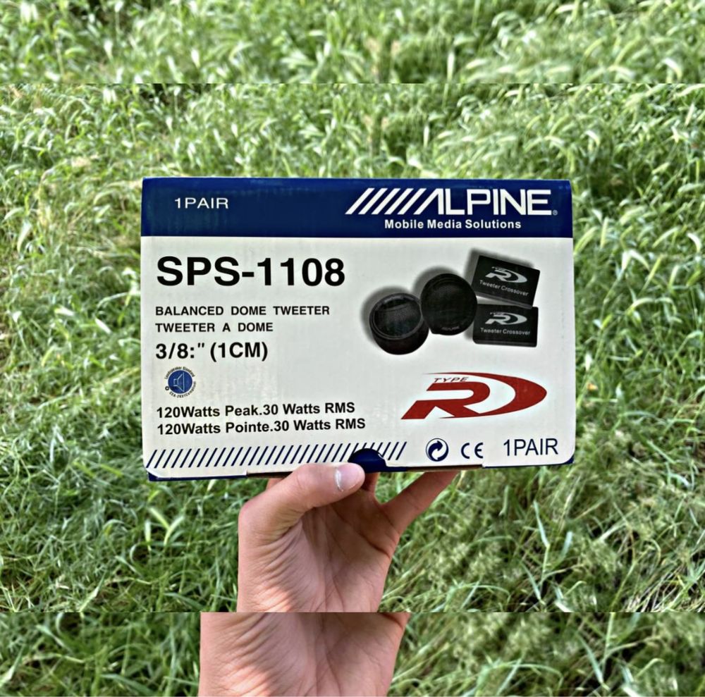 Alpine sps-1108 пищалки (pishalka,твитеры)