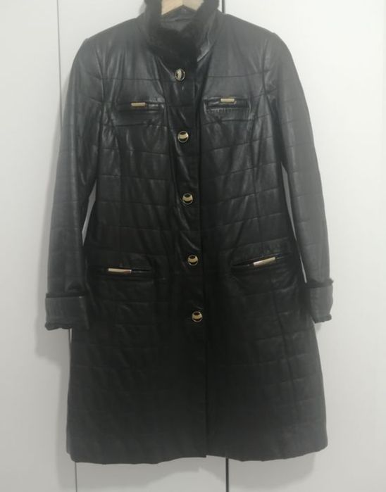 Продаётся кожанное пальто, суртюг. Производство Турция