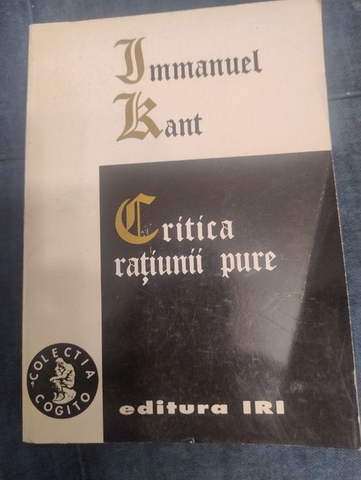 Critica rațiunii pure de Immanuel Kant