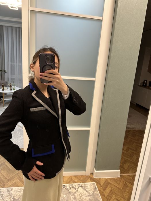 Пиджак шерстяной