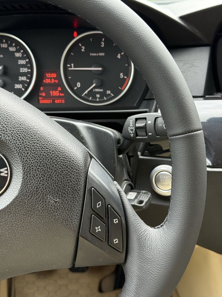 Bmw Seria 5 E60 520d LCi M-Pack 2008 Xenon Navi Piele Crem MonacoBlau