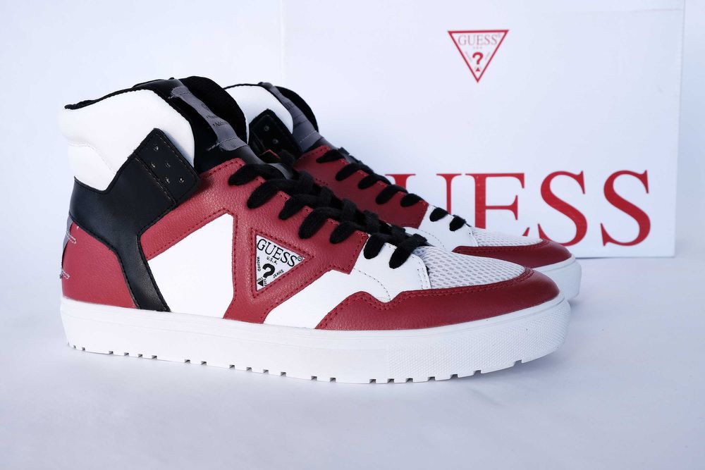 ПРОМО GUESS 42   размер-Оригинални мъжки високи кецове-кожа