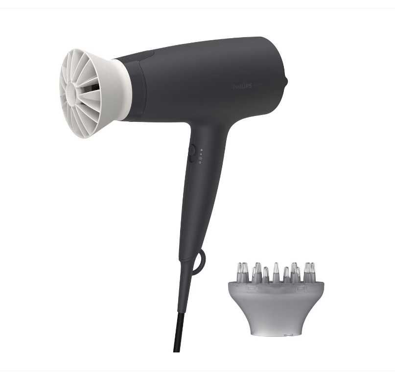Uscator de par Philips BHD302/30, 1600W, accesoriu Thermo Protect