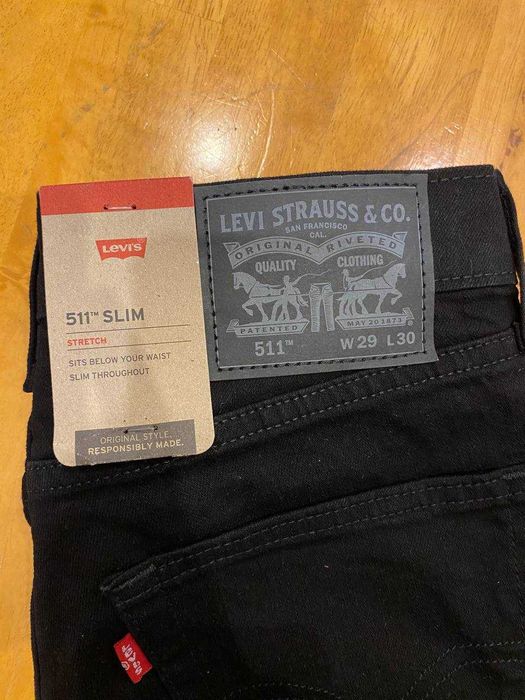 Джинсы Levi's 511 новые, с ярлыками, размер W29 L30