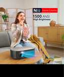 Ochi OBOSIȚI? Ecran MIC? PROIECTOR 1500ANSI - NOU, Testat Expert