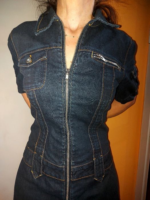 Дънкова рокля М размер