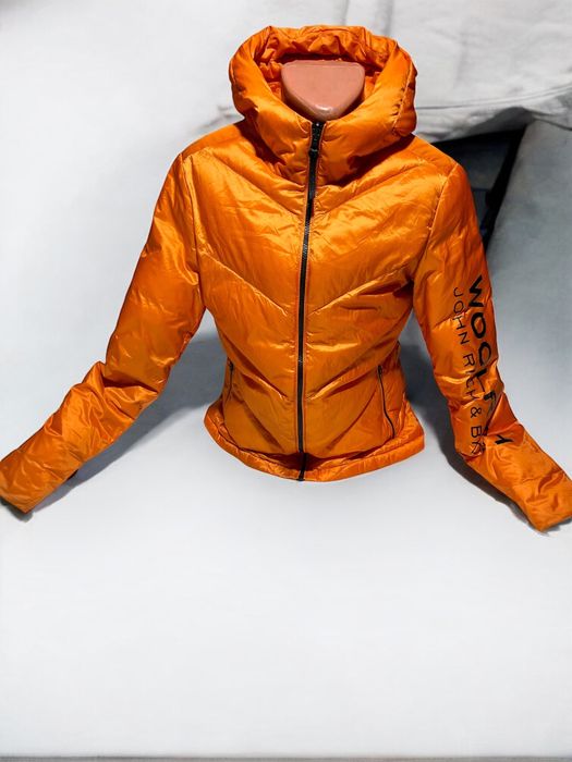 Geaca Woolrich Ultralight puf barbateasca marimea S