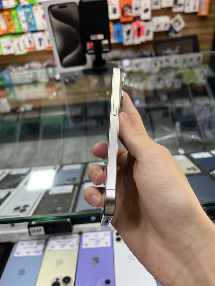 Iphone 15 Pro 128gb 93% Sim Titan - Naqd va halol nasiya savdoga