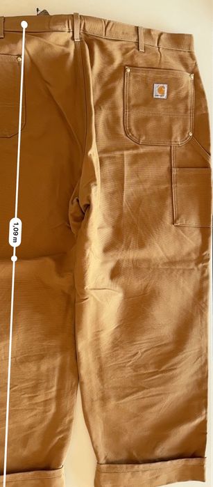 Carhartt Big & Tall Firm Duck Double Front Work панталони НОВИ XXXL