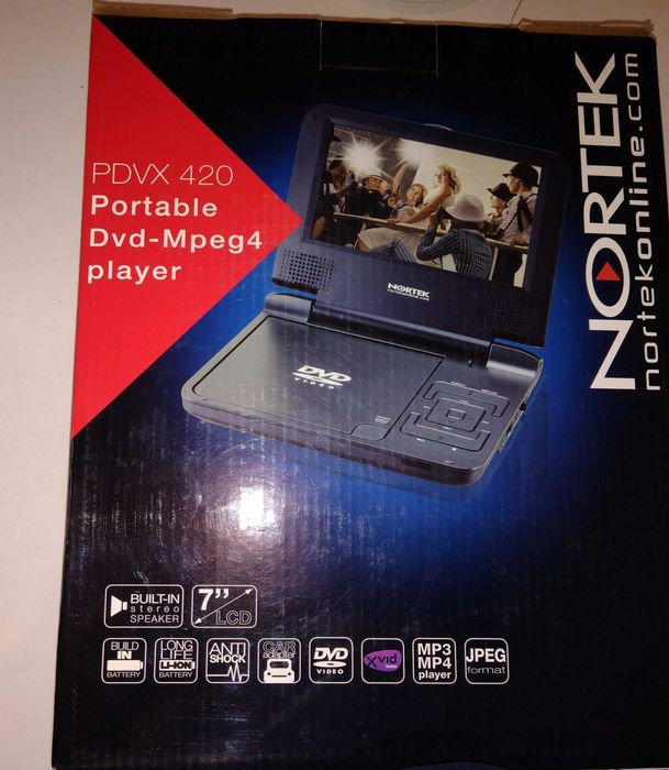 DVD Player Portabil Nortek PDVX 420