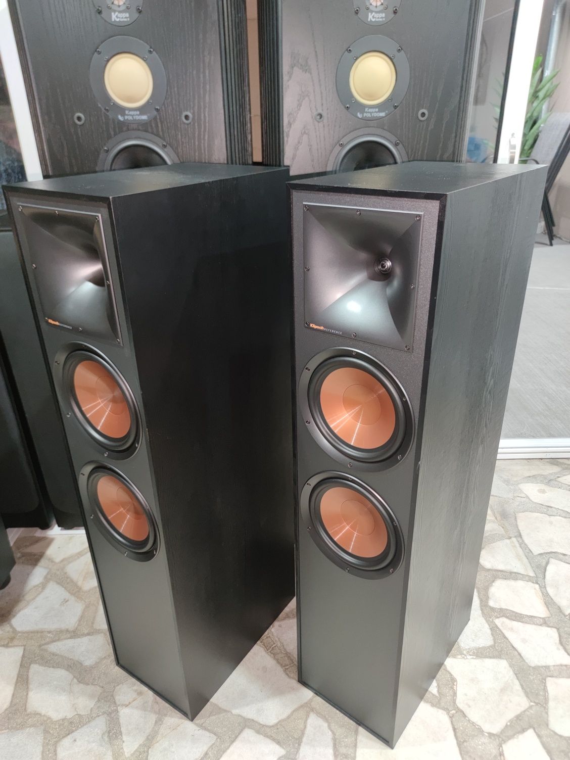 Аудио система Klipsch тонколони и ресийвър Klipsch R-820F R-610F R-30C