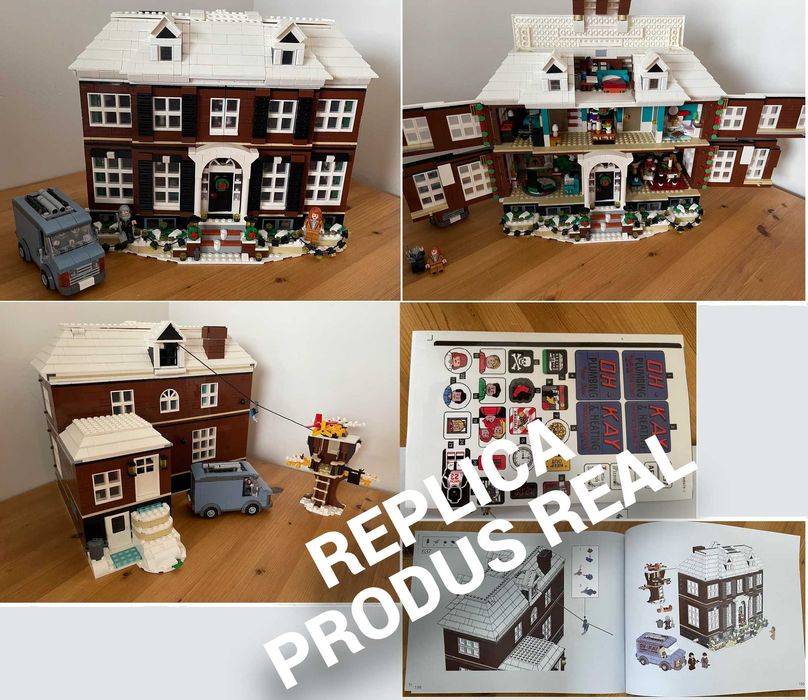 NOU TIP le go HOme ALone + Kit lumini Singur acasa 21330 3955 piese