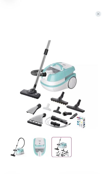 Мобщий пылисос bosh. Доя сухой т вдажной ублрки