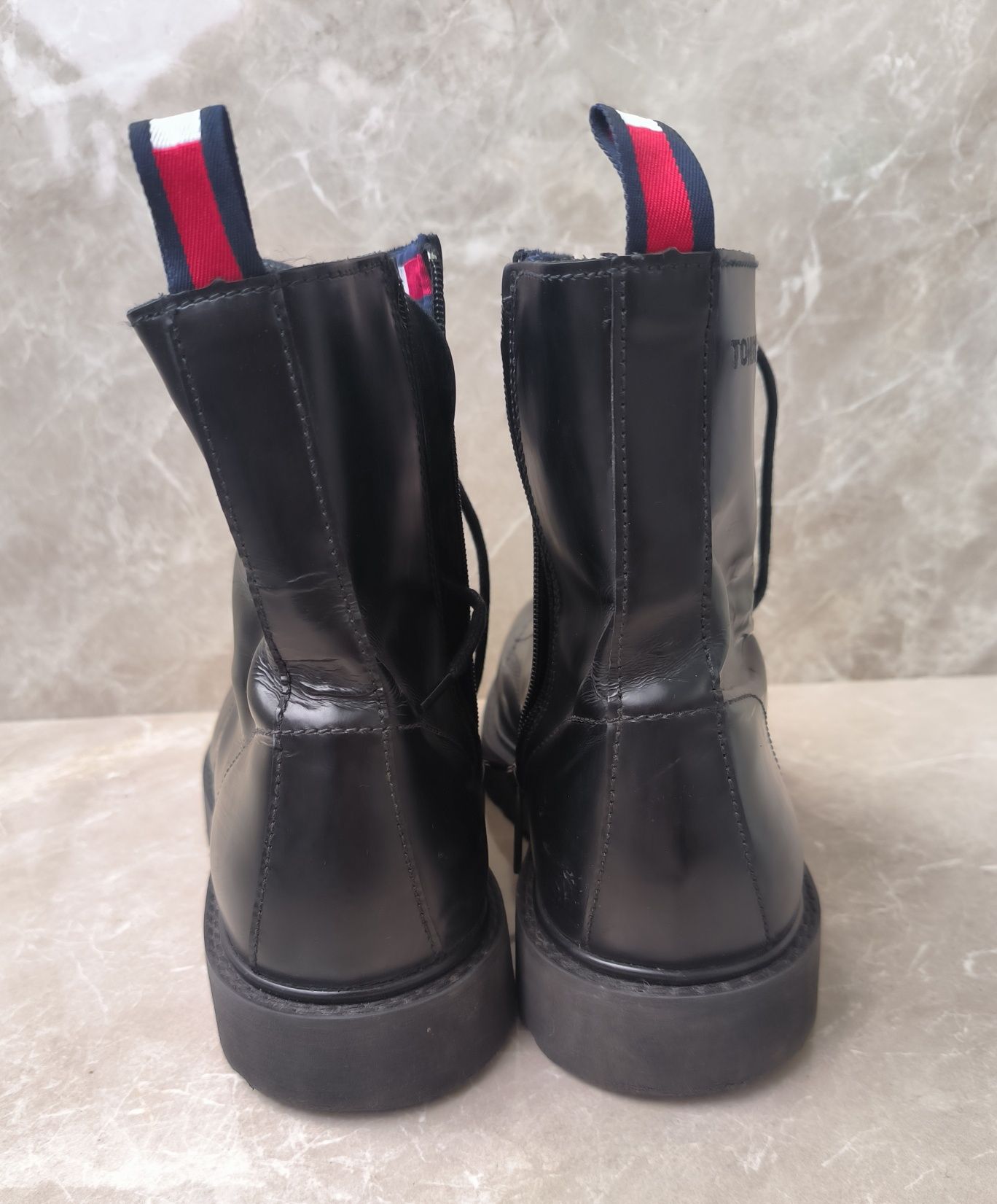 Tommy Hilfiger  leather boots mens номер 44