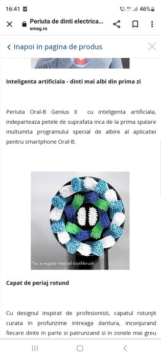 Periuta de dinti electrica Oral B GeniusX