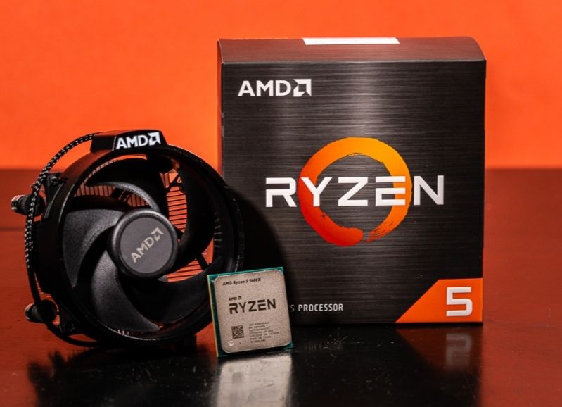 AMD Ryzen 5 5600x + охлаждане fan heatsink