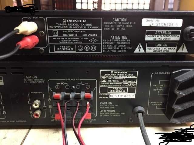 Усилвател и тунер PIONEER SA-540,комплект,японски