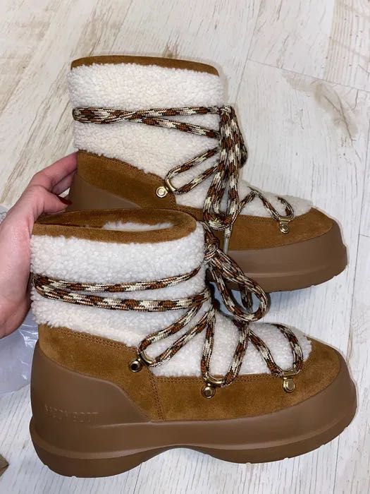 Moon Boot Luna Shearling боти 39 номер - чисто нови