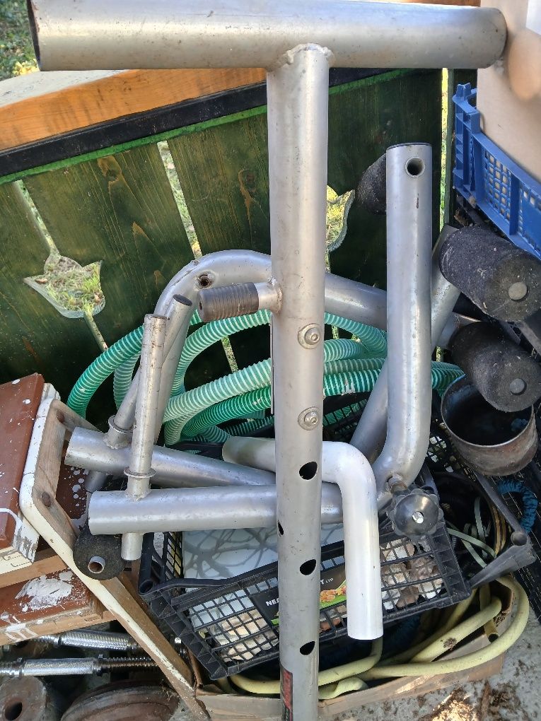 Masa lucru forță cu greutăți și 3 bare metalice