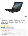 Laptop Intel Gaming, pentru piese - 32GB RAM, RTX 3060, Full HD IPS