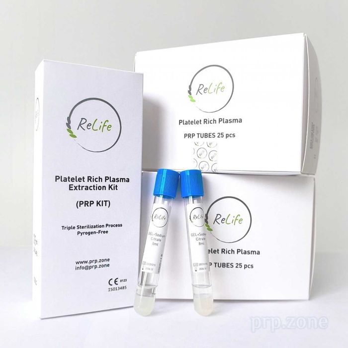 Приборки PRP и плазмолифтинга с гелем и цитратом натрия