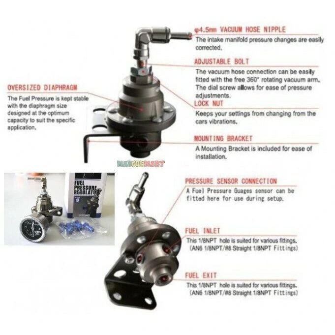 Регулятор давления топлива. Tomei. 
Метанол АЕМ оригинал. Новый. 
AEM