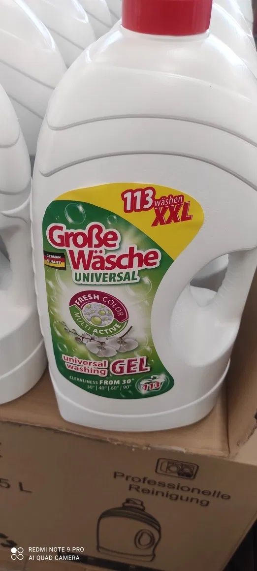 Detergent rufe 5,6 L Gel Lichid Grose Wasche Dero