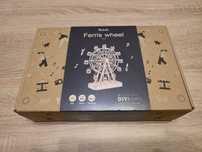 Puzzle 3D din lemn Roata Ferris tip cutie muzicala, 232 piese - NOU