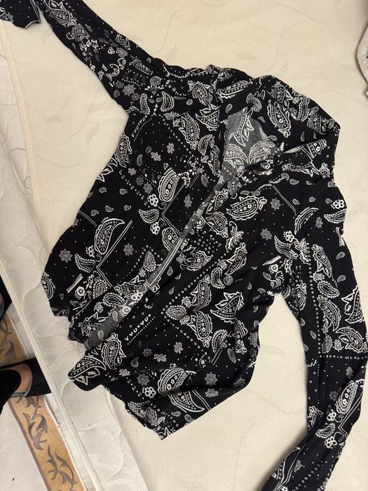 Мъжка черна риза S размер