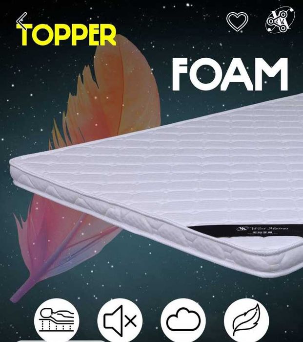 наматрасник, топер, 7  (topper)